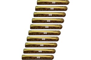 ERHARD-TRADING Lot de 10 cartouches d'ancrage composite M8 pour foret Ø 10 mm Mortier en résine synthétique Cartouche en verre Joint chimique