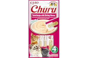 Inaba Churu Przekąska dla Kotów, Tuńczyk/Krewetki, 4 x 14 g