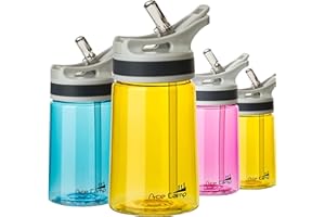 AceCamp TRITAN Butelka sportowa | BPA Free I All Drink I Yellow Saut Pokrywka 350 ML