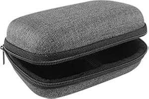 GEEKRIA Custodia rigida da viaggio, custodia da viaggio compatibile con adattatore interfaccia audio per chitarra digitale IK Multimedia iRig 2/iRig HD 2 (grigio)