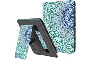 OLAIKE Składany pokrowiec z podstawką na Kindle Paperwhite 2021, wytrzymały pokrowiec z paskiem na szyję, tylko dla 6.8'' Kindle Paperwhite 11th Gen 2021 i Signature Edition