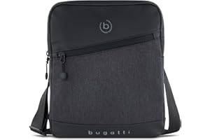 bugatti Universum Sac à bandoulière pour homme, sac à bandoulière en XS ou S, noir