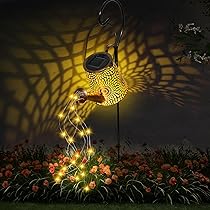 Luci Solari Per Giardino A Forma Di Annaffiatoio - LED Impermeabili | Decorazioni Esterne Vintage - Foto 9