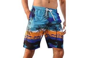 APTRO Bañador Hombre Corto Ropa Hombre Secado Rápido Natacion Surferos con Forrado Hawaianos Vacaciones Tallas Grandes