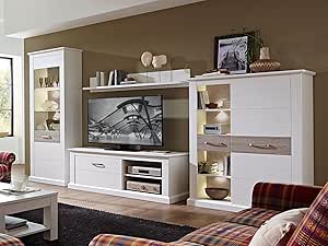 Wohnwand Schrankwand Anbauwand Wohnzimmerschrank Mediawand Schrank