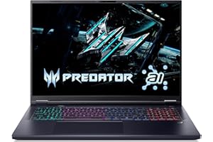 ‎ACER Acer Predator Helios Neo 18 AI (PHN18-72-95WL) Gaming Laptop 13 Tops, 18" WQXGA IPS 240Hz Display, Intel Core Ultra 9 275HX, 32 GB RAM, 1 TB SSD, NVIDIA GeForce RTX 5070, Windows 11, QWERTZ Tastatur