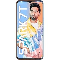 Tecno Spark 7T(Nebula Orange, 4GB RAM, 64GB Storage) 6000 mAh Battery| 48 MP AI Dual Rear Camera