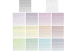 ‎MEAFENG Glitzersteine Selbstklebend, 2300+ Stück Strasssteine Selbstklebend Gesicht, Schmucksteine Selbstklebende Dekosteine für Gesichts Make Up, Nail Deko, Kinder Handwerke, Kindergeburtstag