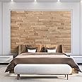 Wooden Wall Design Oak Wall Cladding, 3D Wall Panels, Model OZO Lite (1m2-Lite)