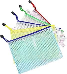 8x A5 Geldtaschen Wasserdicht - Dokumententaschen Mit Reißverschluss Für Büro & Reise