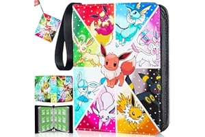 VIZGIFIN Trading Card Binder 900 Card (Rainbow)