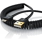 CSL - 1m Micro USB Kabel - Ultra schnelles Ladekabel u Datenkabel - Verbindungskabel Adapter - Kompatibel mit Android Samsung