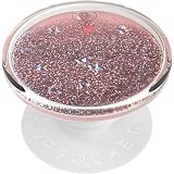 PopSockets PopGrip Mit Austauschbarem Top | Ausziehbarer Griff & Ständer | Saffiano Rose Gold | Kabelloses Laden Möglich