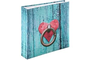 Hama "Rustico" Photo Album, 100 white pages (50 sheets), Slip-in Album for 200 photos in 10 x 15 cm format, Door Knocker