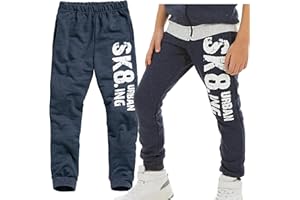 Solvera_Ltd Chino Baggy Jogginghose Hosen für Jungen, Military-Style Cargohose mit Taschen, Ideal als Outdoor Hose, Größen 116-164