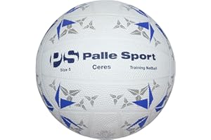 Palle Sport - Ceres Training Netball - Fully moulded Training Ball - Available in sizes 5 & 4 - Colour Blue/Grey, Ideal for Schools and Grass-Root Clubs, suitable for any surface