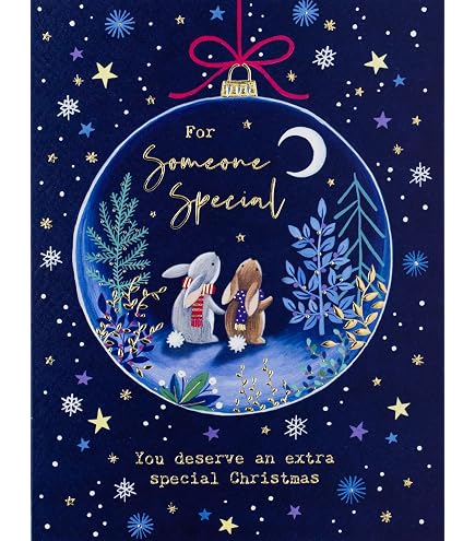 Piccadilly Greetings Weihnachtskarte – „Someone Special“, 22,9x15,2 Cm | Mit Umschlag, Hochwertig, Made In UK