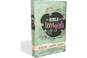 NIV, Bible for Teen Girls, Hardcover: Growing in Faith, Hope, and Love – The Perfect Christian Faith Gift for Your Teenage Girl, Age 13-18