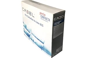 CABEL Set de 4 cartuchos de recambios de Filtros de Sistema de filtración de agua de Osmosis Inversa Genius Compacta Originales