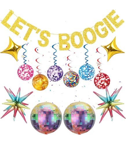 Let‘s Disco! Party-Deko Mit Banner & Wirbeln – 70er Jahre Style Für Deine Feier