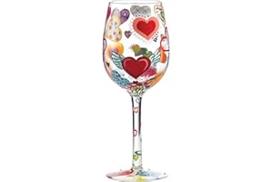 Enesco Verre de vin Lolita « Heart-Rageous ».