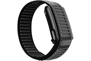 Dado Hybrid Nylon Silicone Sport Replacement Strap Compatible with WHOOP 5.0, One, Peak, and Life Fitness Tracker, Breathable & Durable with Secure Slider Connector Band