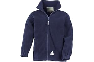 RESULT Kids full zip fleece navy 6-8