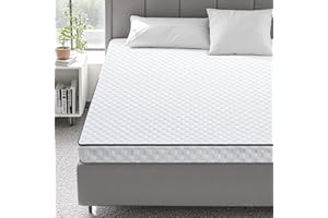 ‎SEZMOONSI SEZMOONSI Topper 90x200cm 7,5cm Höhe H3 & H2 (2 in 1) Härtegrade Gel-Schaum Matratzen Topper mit Waschbarer Bezug, rutschfest & Atmungsaktiv Matratzentopper für Boxspringbett, Sofa, Wohnwagen