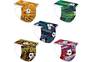 LULUJI Lulupi 50 Stück Kinder Mundschutz Einweg Mund-Nasenschutz 3D Cartoon Druck Bandana Maske Tücher Staubs-chutz Atmungsaktive Mund-Nasen Bedeckung Dinosaurier Tiermotiv Halstuch Schals für Jungen Mädchen
