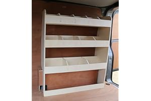 Vanify Compatible avec les rayonnages en contreplaqué VW Volkswagen T5 T6 SWB – OS arrière léger.
