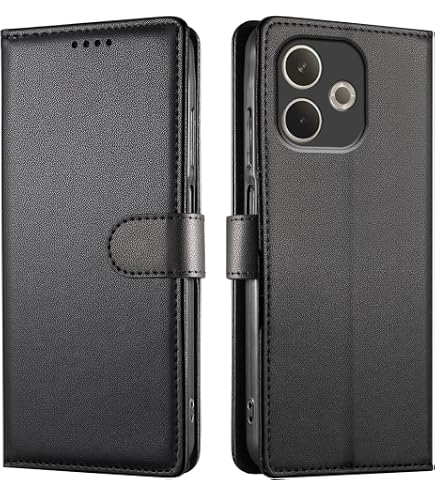 Verco custodia per ZTE Blade A5 (2019), Case per ZTE A5 2019 Cover PU Pelle Portafoglio Protettiva, Nero