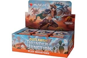 Magic: The Gathering Outlaws of Thunder Junction Opakowanie zbiorcze pakietów Play — 36 saszetek (504 karty Magic) (Wersja Angielska)