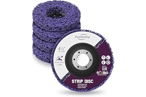 EMBEDO 5PCS Strip Discs for Angle Grinder Paint Scraper Rust Remover for Metal,115mm Paint Stripper Abrasive Wheel Surface Polish Clean Tool