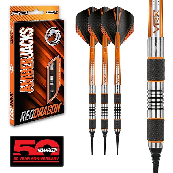 Red Dragon Hell Fire A: 24g - 80% Tungsten Steel Darts with