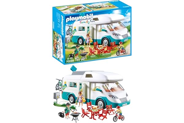 PLAYMOBIL Family Fun 70088 Caravana de Verano, A Partir de 4 años