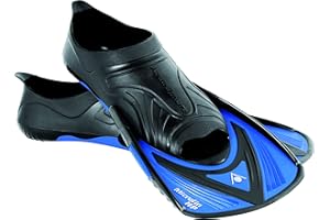 Aqua Sphere Micro HP-Aletas de natación (Talla 38-39), Color Negro y Azul, Unisex Adulto
