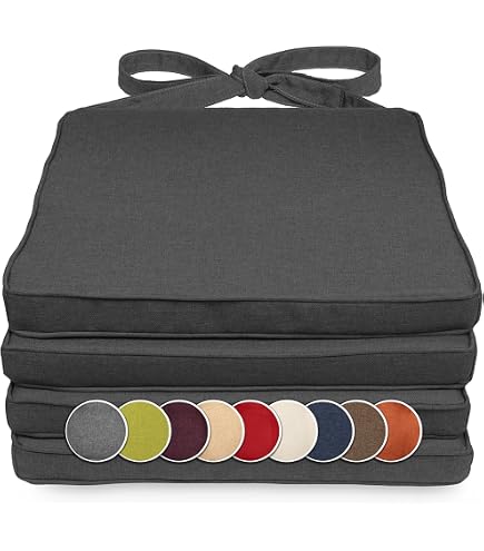 Cuscino Outdoor Lavabile Hoowarm Cuscino Per Panca 100x50cm - Imbottito Antiscivolo, Lavabile, Per Esterno/Interno Cuscino Panca Giardino - 2