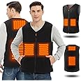 LETIHIMD Gilet Riscaldato per Uomo e Donna, Gilet Riscaldato, 5V USB, Giubbotto Riscaldato Lavabile, Giubbotto Riscaldante pe