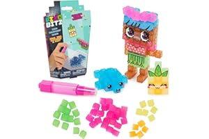 Paw Patrol Pixobitz - Confezione di Ricarica con 156 bitz Trasparenti idroadesivi | Decorazioni e Accessori per creazioni in 3D | Giochi creativi per Bambini e Bambine dai 6 Anni