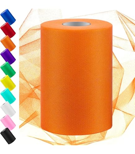 TOLKO Tule per meter voor gordijn, jurk, bruiloft, party, decoratie om te naaien, decoreren en knutselen, fijne netstof, effen tule stof als decoratiestof, doorzichtig, zacht, 140 cm breed, tule stof