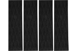 SUDEMOTA 4 almohadillas de tracción de tabla de surf EVA Surfing Skimboard Deck Traction Pads Anti-Slip Front Tail Pad para Surfboards, Kiteboard