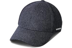 GADIEMKENSD Caps for Baseball Wool Fabric Structured Hat Autumn Winter Unisex