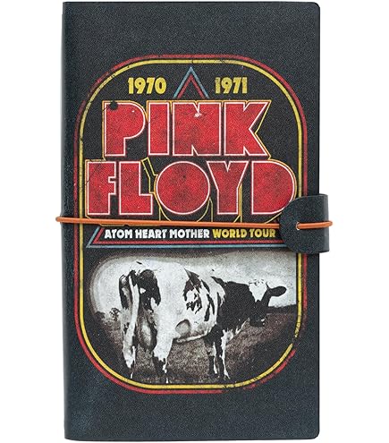Grupo Erik Cuaderno A5 lineas Pink Floyd - Journaling notebook A5 | Bloc de notas A5 - Cuadernos tapa dura con marcapáginas y pegatinas, 180 págs