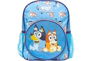 BlueY Plecak dla dzieci i Bingo Zabawki | Plecak Cartoon dla dzieci | Torba szkolna dla dzieci Present Toddler Unisex, Niebieski