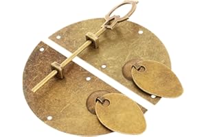 Dophee Cinese Antico Stile Porta a Porta Pull Blocco Fermo Hardware mobili con Bolt