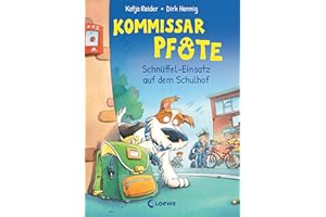 Kommissar Pfote (Band 3) - Schnüffel-Einsatz auf dem Schulhof: Begleite den beliebten Hunde-Held bei seiner Spurensuche - Lustiger Kinderkrimi zum Vorlesen und ersten Selberlesen ab 6 Jahren