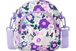 Choco Mocha Mädchen Geldbörsen für Kinder Crossbody Bag kleine Mädchen niedliche Geldbörse Tasche Kinder Geschenke Alter 3 4 5 6 7 8 9 10