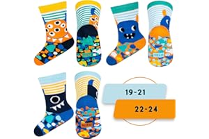 soxo Calcetines Antideslizantes Niño Regalos Originales Bebes 1 Año 3 Pares 6-36 Meses