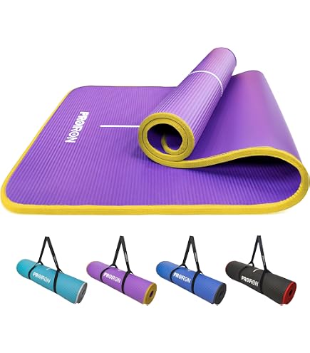 Tapis De Gymnastique Pliable 195x120x5cm - Triple Couche Rigide/Souple/Antidérapant | Pour Gym & Rééducation