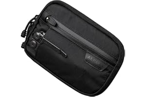 ALPAKA Admin Pouch Pro EDC Pouch Organizer - Small EDC Tool Pocket for Men with YKK Zipper, Weatherproof Tool Sheath for Gears, Electronics, Cables, Travel Accessories, Black-X42